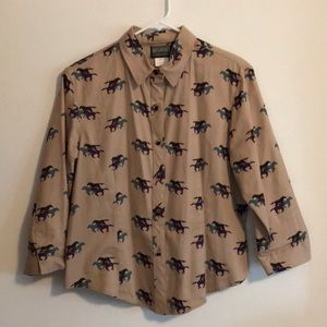 Rough rider vintage cowboy shirt